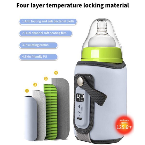 Bottle Warmer Baby Milk Warmer Suitable for Home and Travel