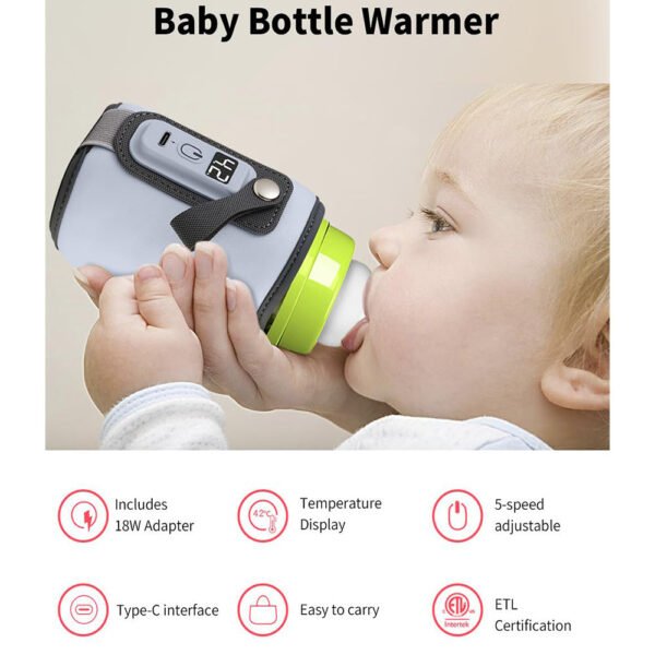 Bottle Warmer Baby Milk Warmer Suitable for Home and Travel