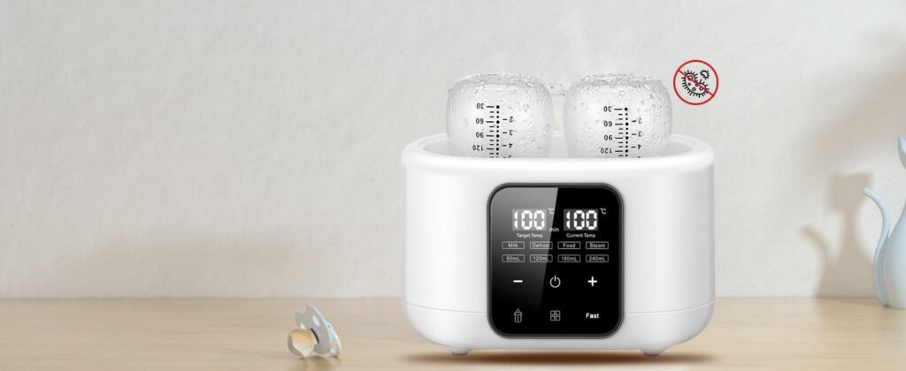 Double Baby Bottle Warmer for All Breastmilk Baby Milk Heater