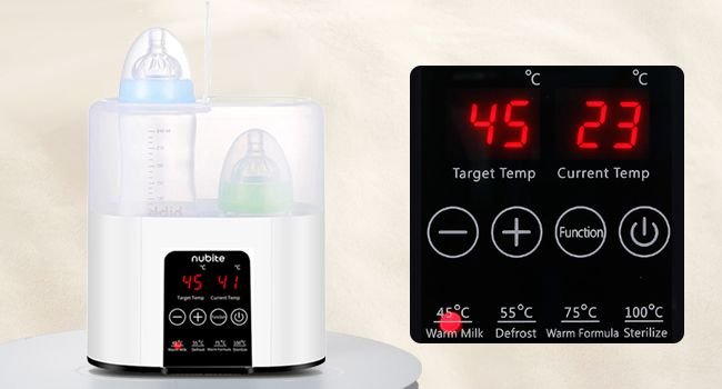 Double Baby Bottle Warmer for All Breastmilk Baby Milk Heater