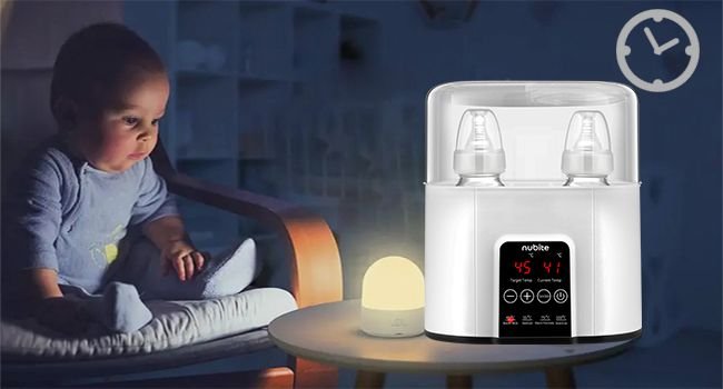 Double Baby Bottle Warmer for All Breastmilk Baby Milk Heater