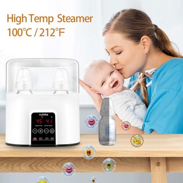 Double Baby Bottle Warmer for All Breastmilk Baby Milk Heater