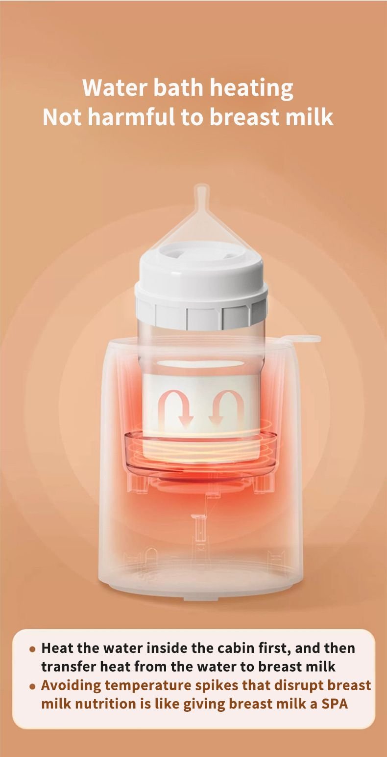 Baby Bottle Warmer for Breastmilk or Formula Food Heater&Defrost