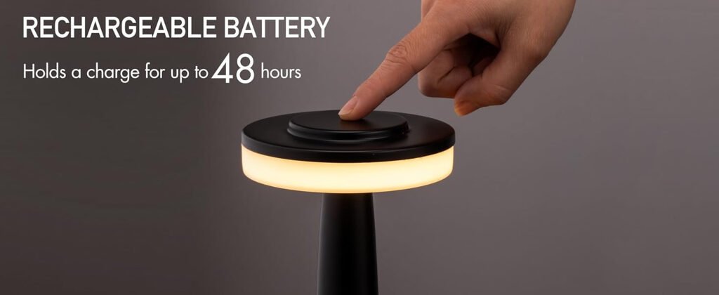 LED Table Lamp with Touch Sensor Night Light for Kids Nursery