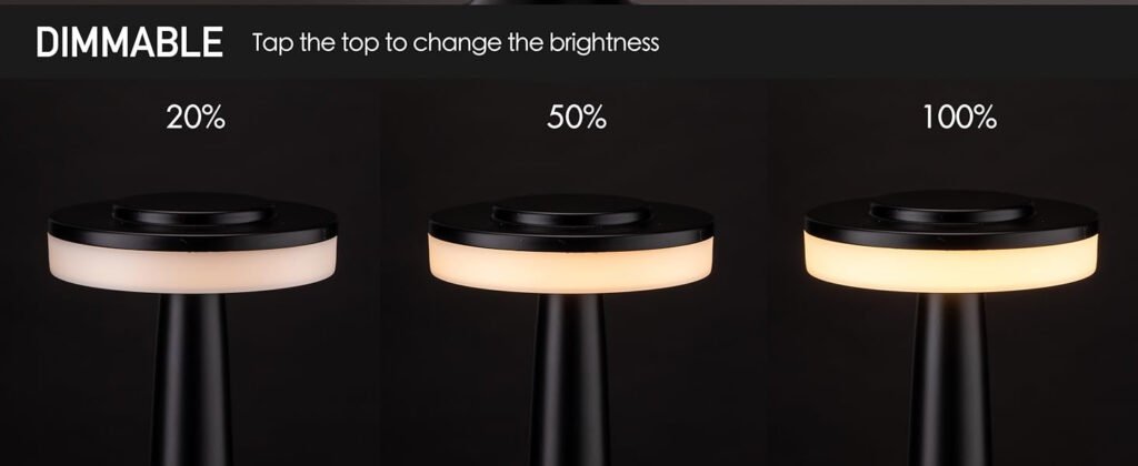 LED Table Lamp with Touch Sensor Night Light for Kids Nursery