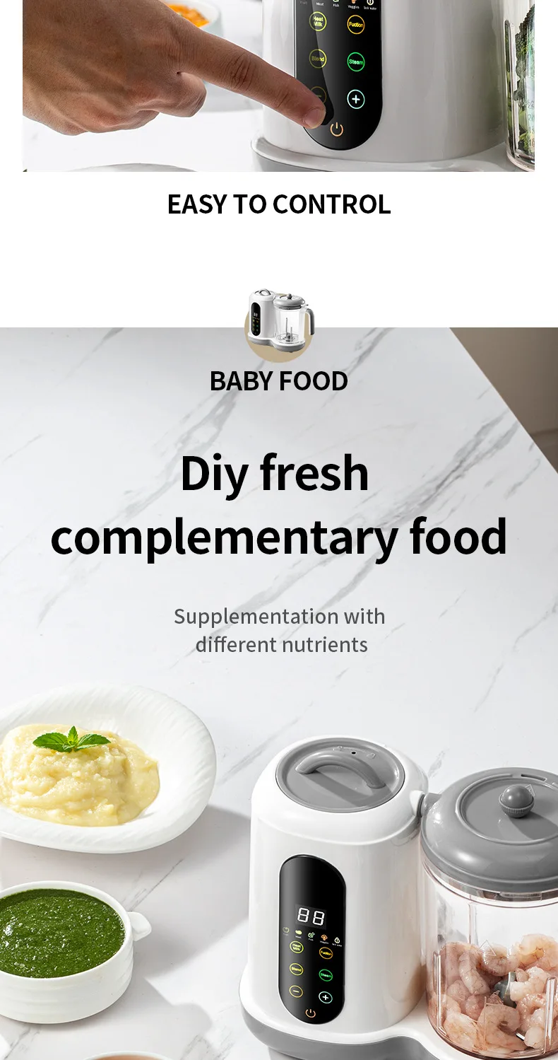 Multifunctional Baby Food Maker Automatic Baby Food Processor