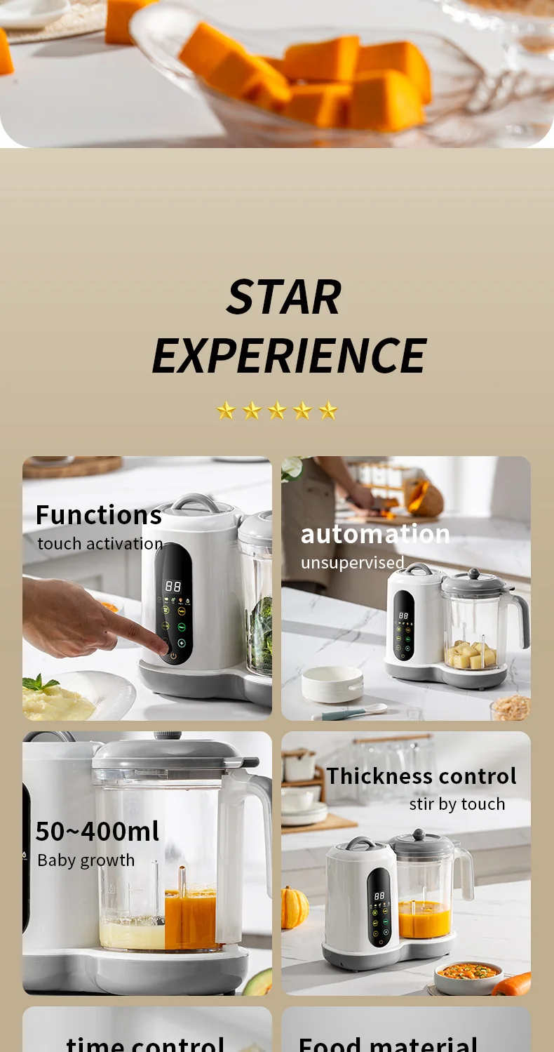 Multifunctional Baby Food Maker Automatic Baby Food Processor