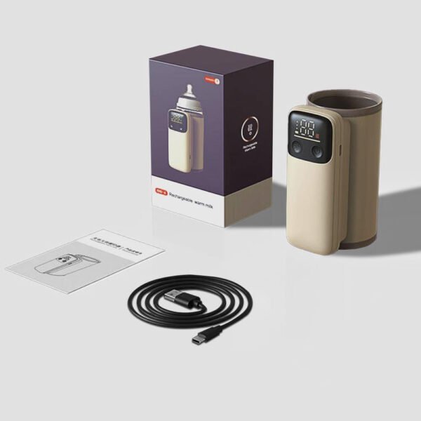 Portable Bottle Warmer Travel Bottle Warmer with Battery for Breastmilk or Formula