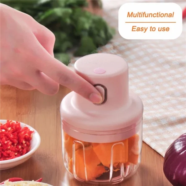 Electric Garlic Chopper Meat Grinder Garlic Masher Machine