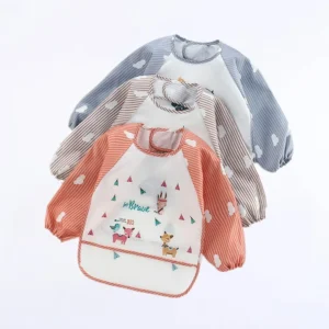 Baby Bibs Cute Colorful Cartoon Waterproof Bib