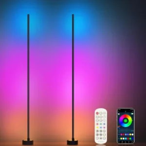 Corner Floor Lamp - Smart RGB LED Corner Lamp With App And Remote Control